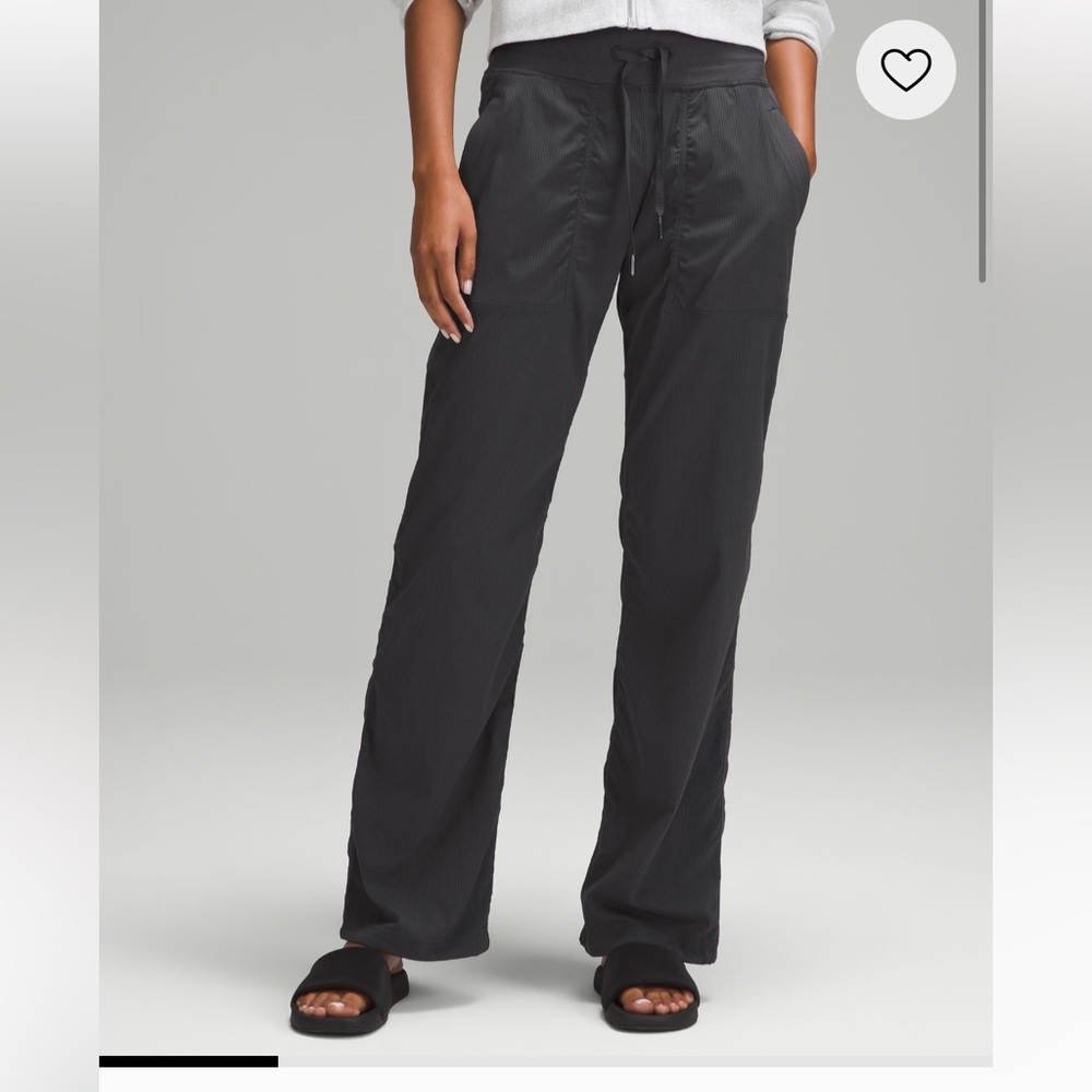 lululemon athletica Black Wide-Leg Track Pants